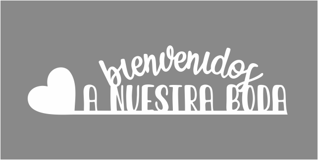 Bienvenidos a nuestra boda