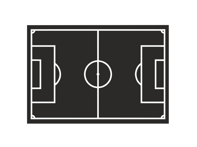 Pizarra campo de fútbol