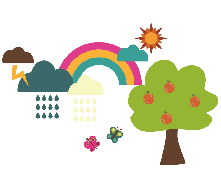 ESCENA ARCO IRIS