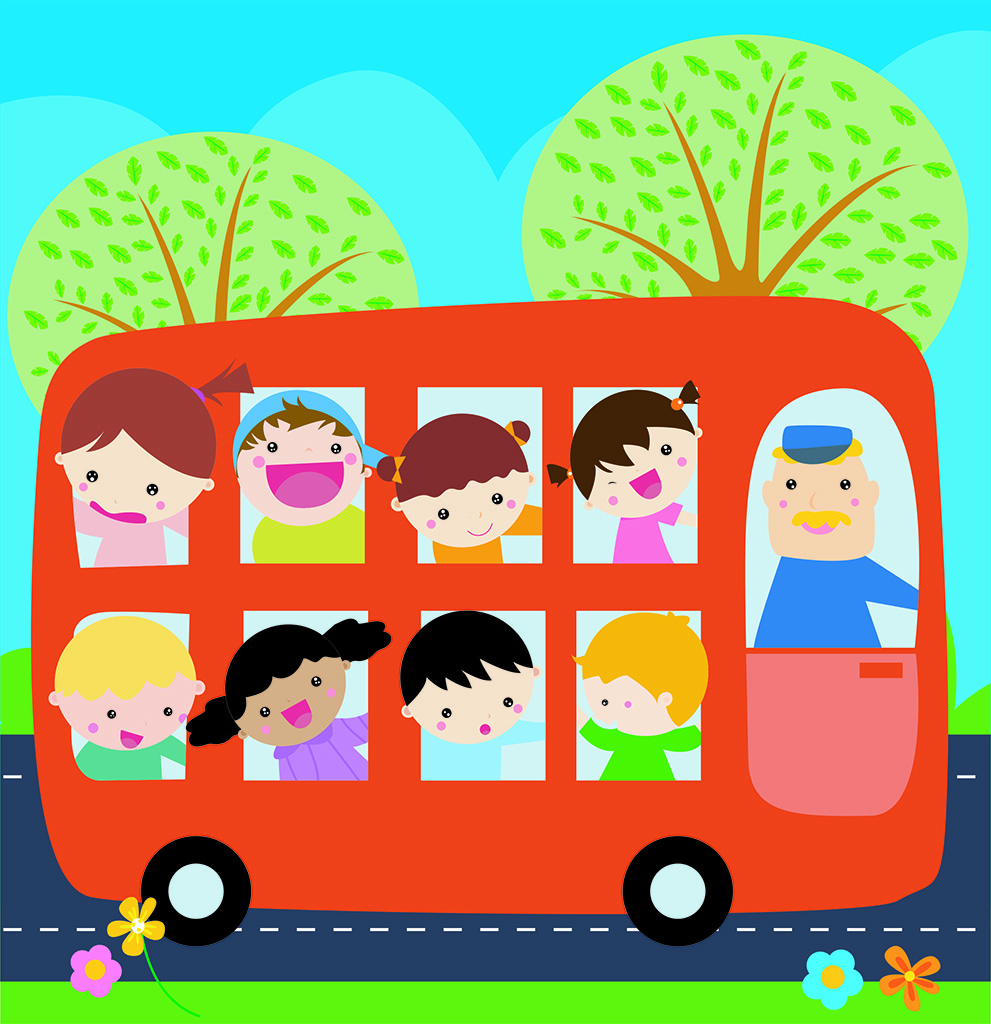 Bus con niños