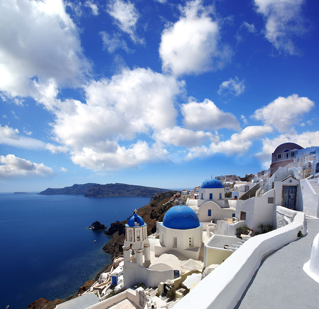 Vistas desde Santorini (Grecia)