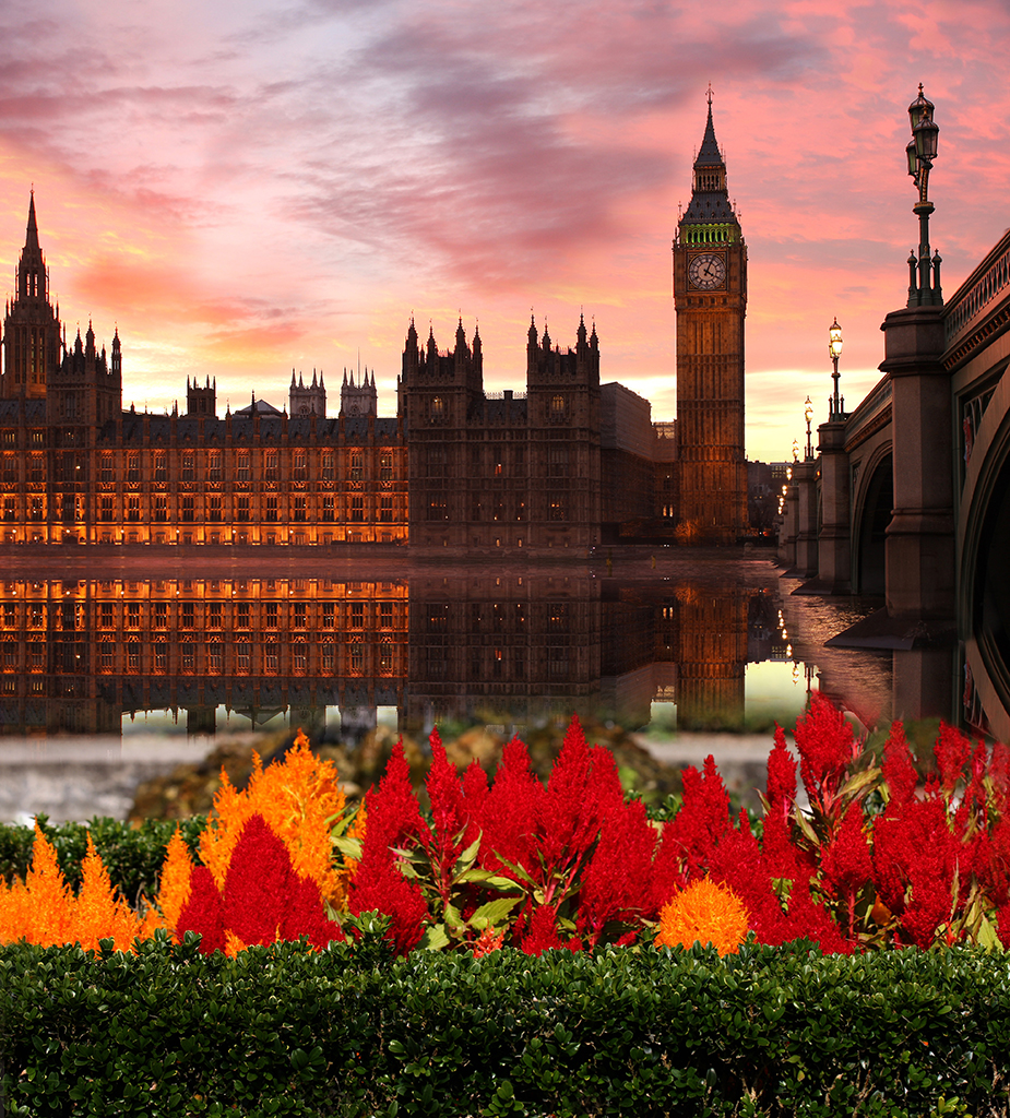 Londres: Big Ben al atardecer